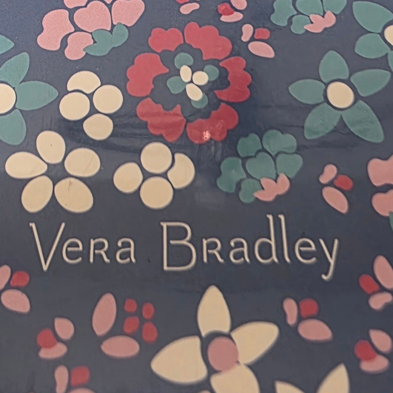 NEW Vera Bradley Staples Bloom Berry File Folio 9 Pocket Accordion Organizer