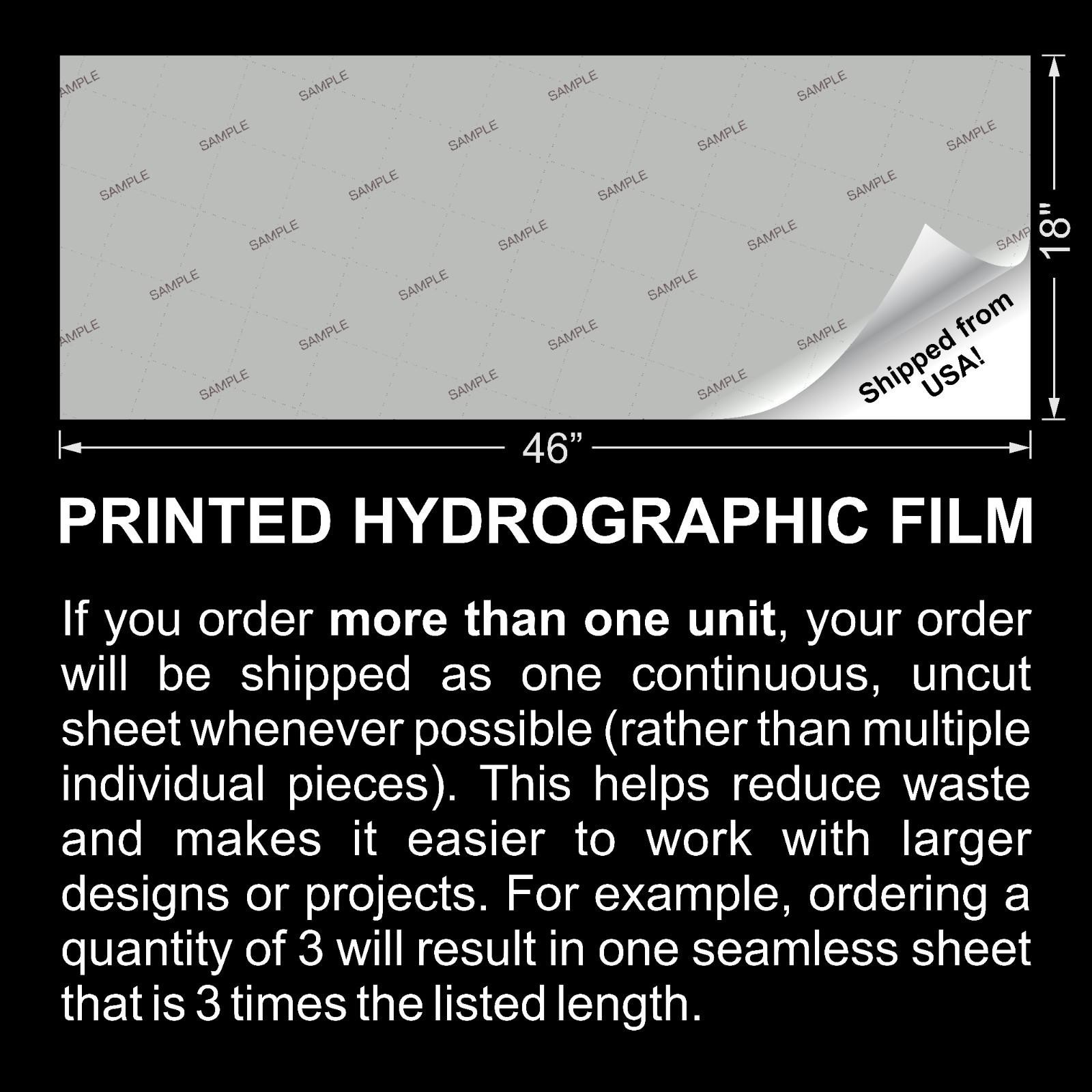 Watercolor Sunflower Border – 16″ x 48″ Hydrographic Film Hydro Dipping