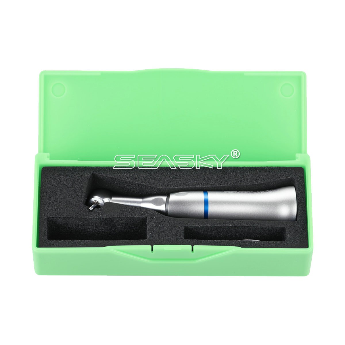 SEASKY Dental Low Speed Contra Angle Handpiece Push Button Fit FG 1.6mm Bur PAG