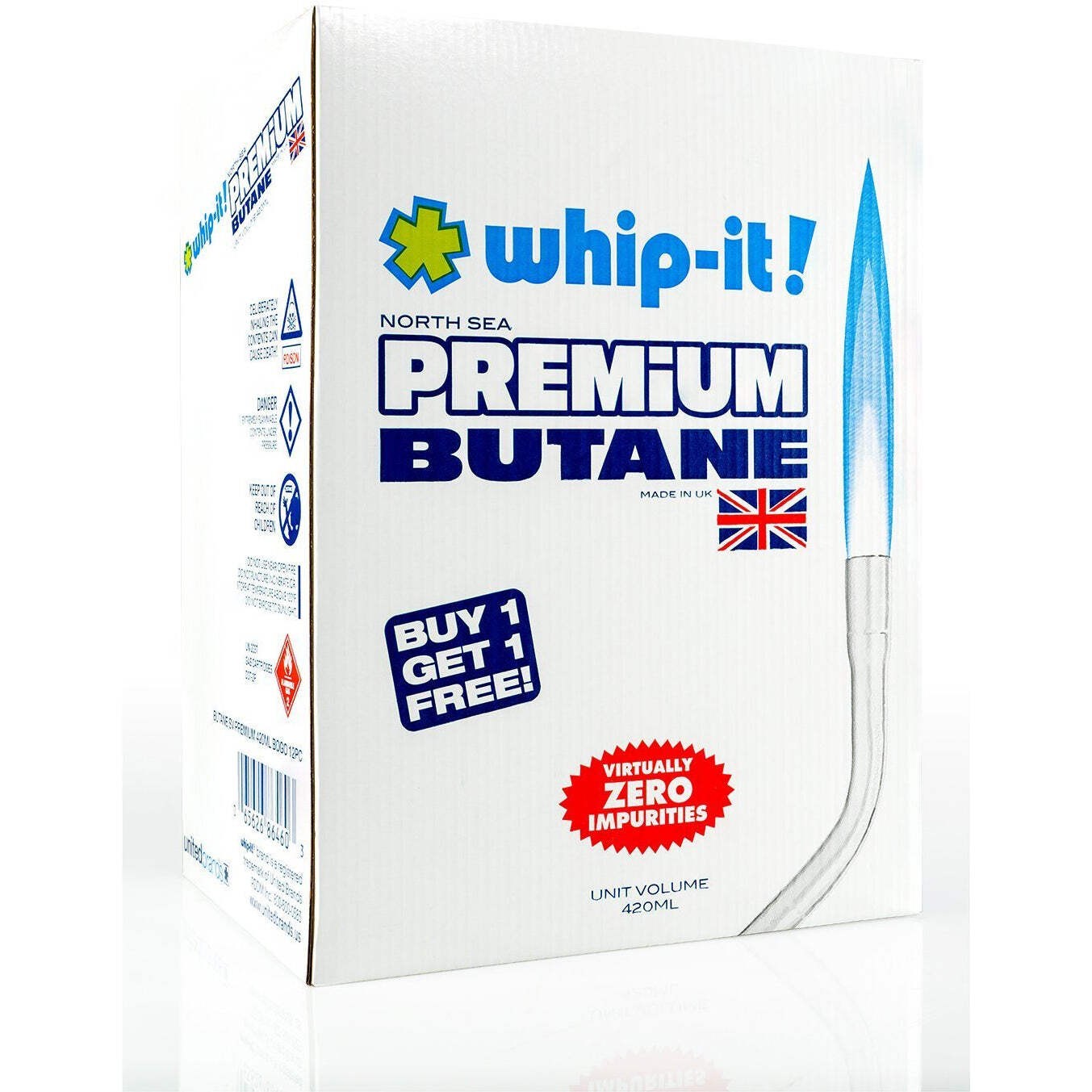 Whip-it! Premium Butane – Zero Impurities 420ML