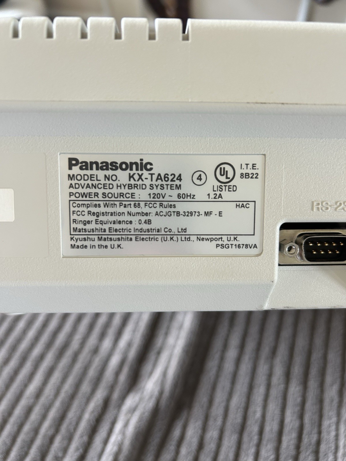 Panasonic KX-TA624 Advanced Hybrid Phone System In Original Box