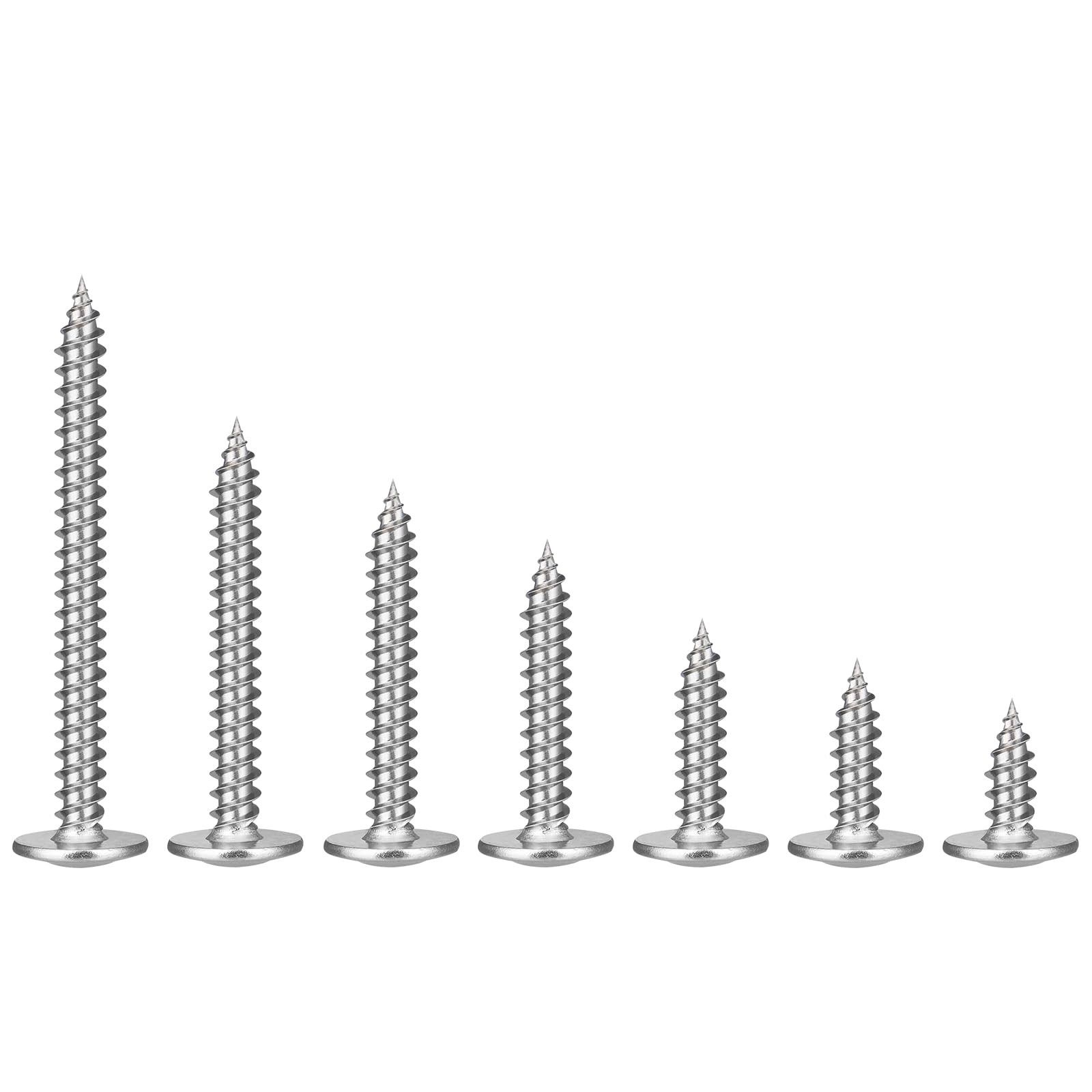 BNUOK #8 x 1-1/2 Inch Wood Screws Phillips 8 x 1-1/2″, Silver 0.5lb Box
