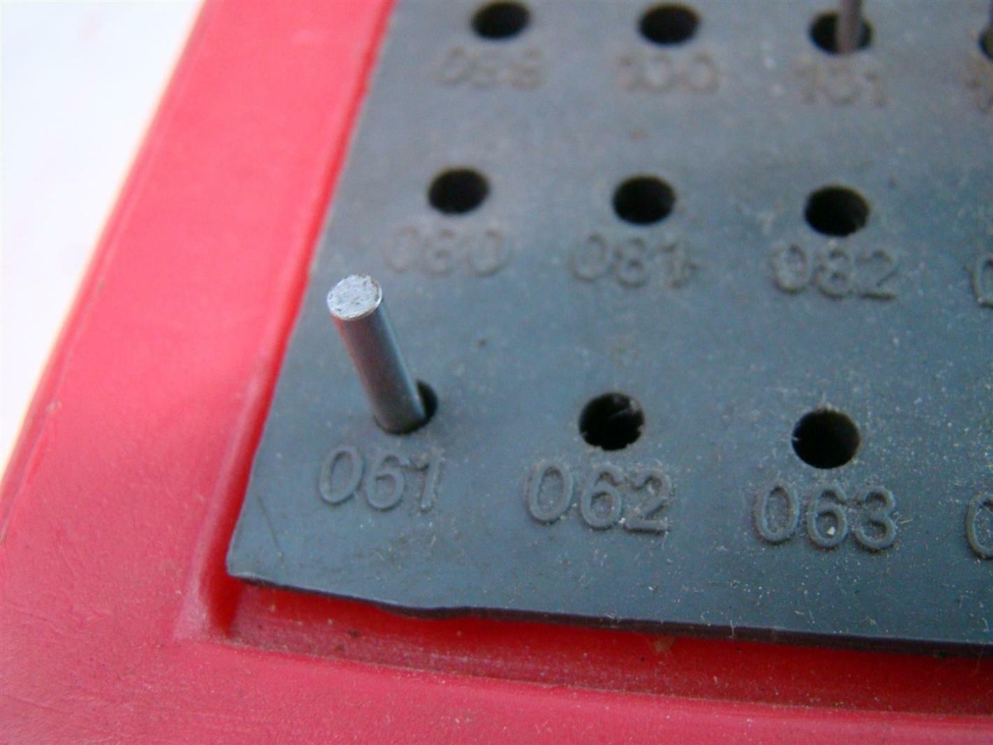 Zhangda PIN GAUGE SET .61″/.25″ 190 Minus M1