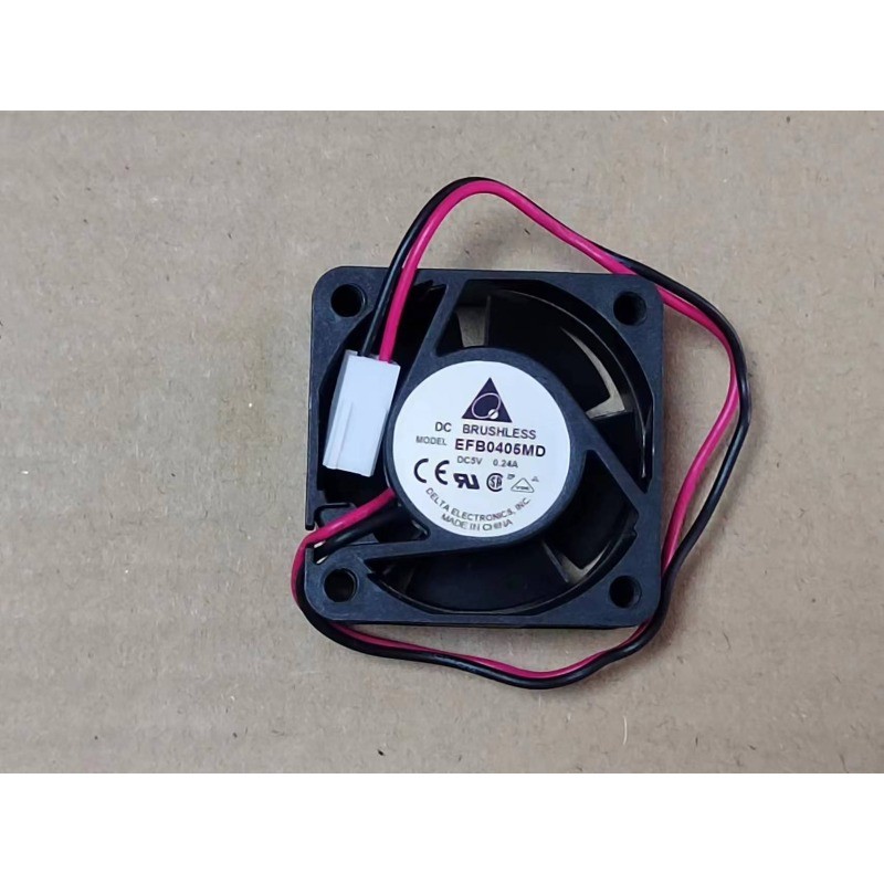 1PC DELTA EUB0405MD EFB0405MD Mute Switch fan DC5V 0.24A 40×40×20mm 2wire