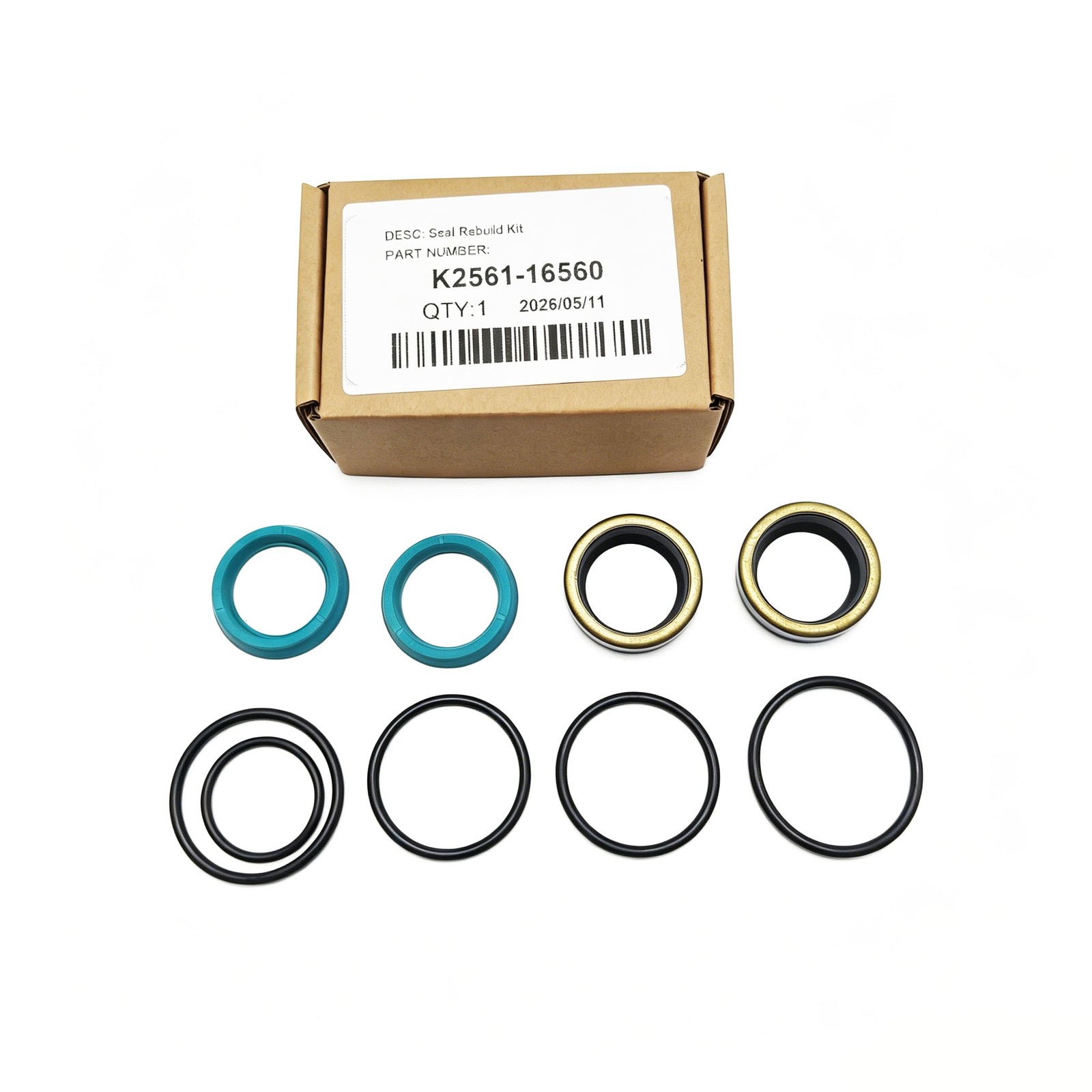 Steering Cylinder Hydraulic Seal Kit Fit Kubota BX22D BX23D RTV900 K2561-16600