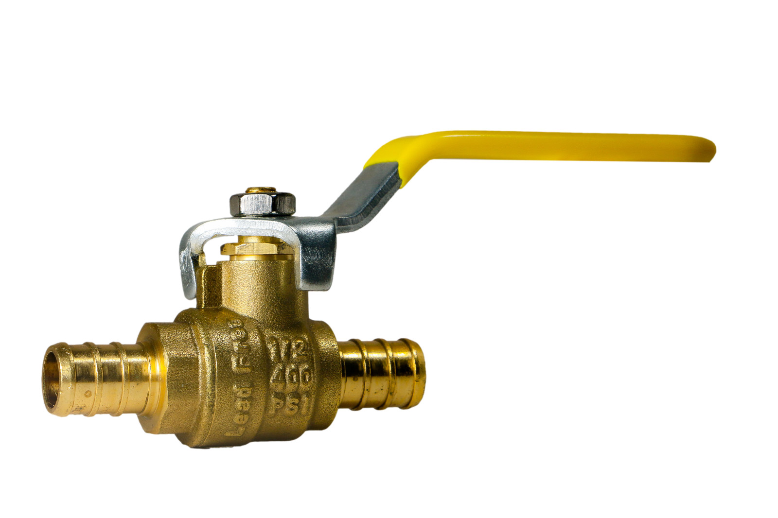 5 PIECES 1/2″ PEX SHUT OFF BALL VALVE , PEX B, FULL PORT, LEAD-FREE BRASS