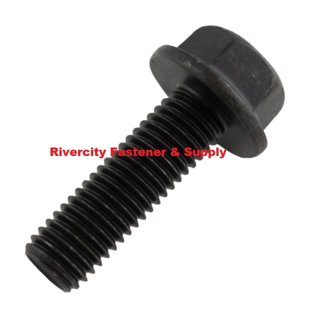 (100) 1/4-20×1 Grade 8 Hex Head Flange / Frame bolts / Cap Screws 1/4 x 1