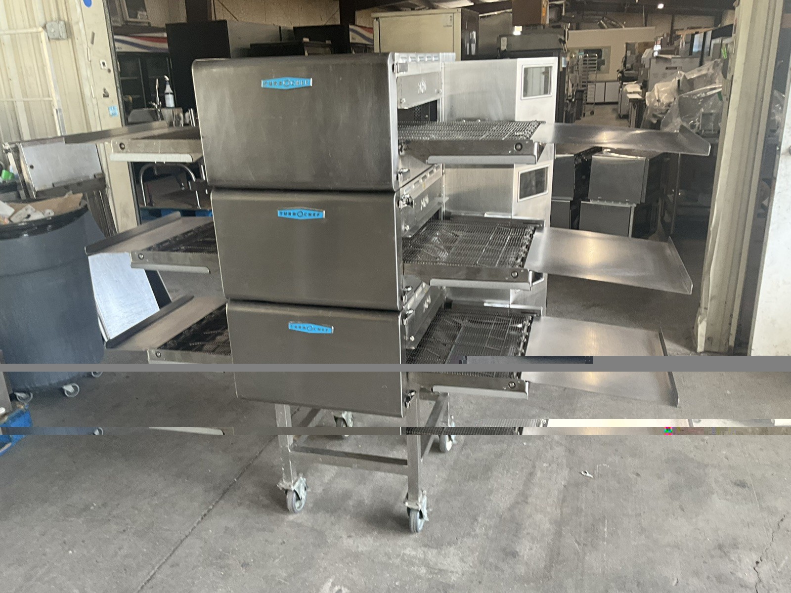 2025 TurboChef HHC2020 High Speed Conveyor Triple Stack Pizza Oven with stand