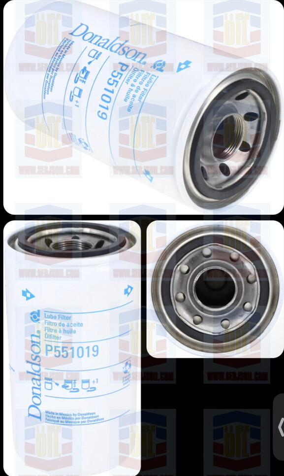 P551019 New Full Flow Oil Filter fits Cummins H700FT