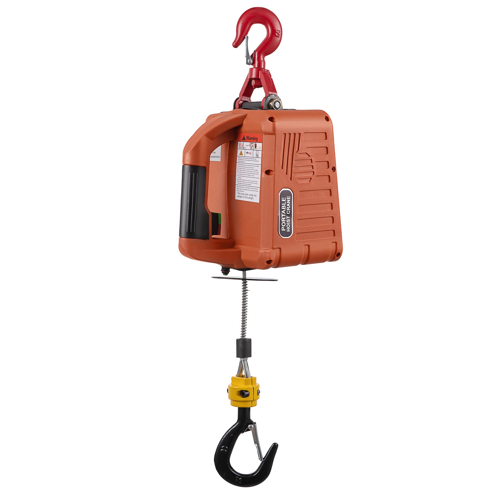 3 in 1 Portable Electric Hoist Winch 1100lbs Wired/Wireless Remote Control Crane