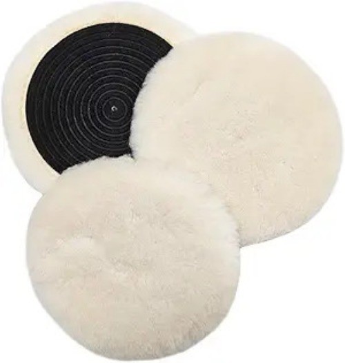 3PCS 5 Inch Buffing Pad Kit – Polishing Pad with Hook and Loop Ba Size: 5 Inch