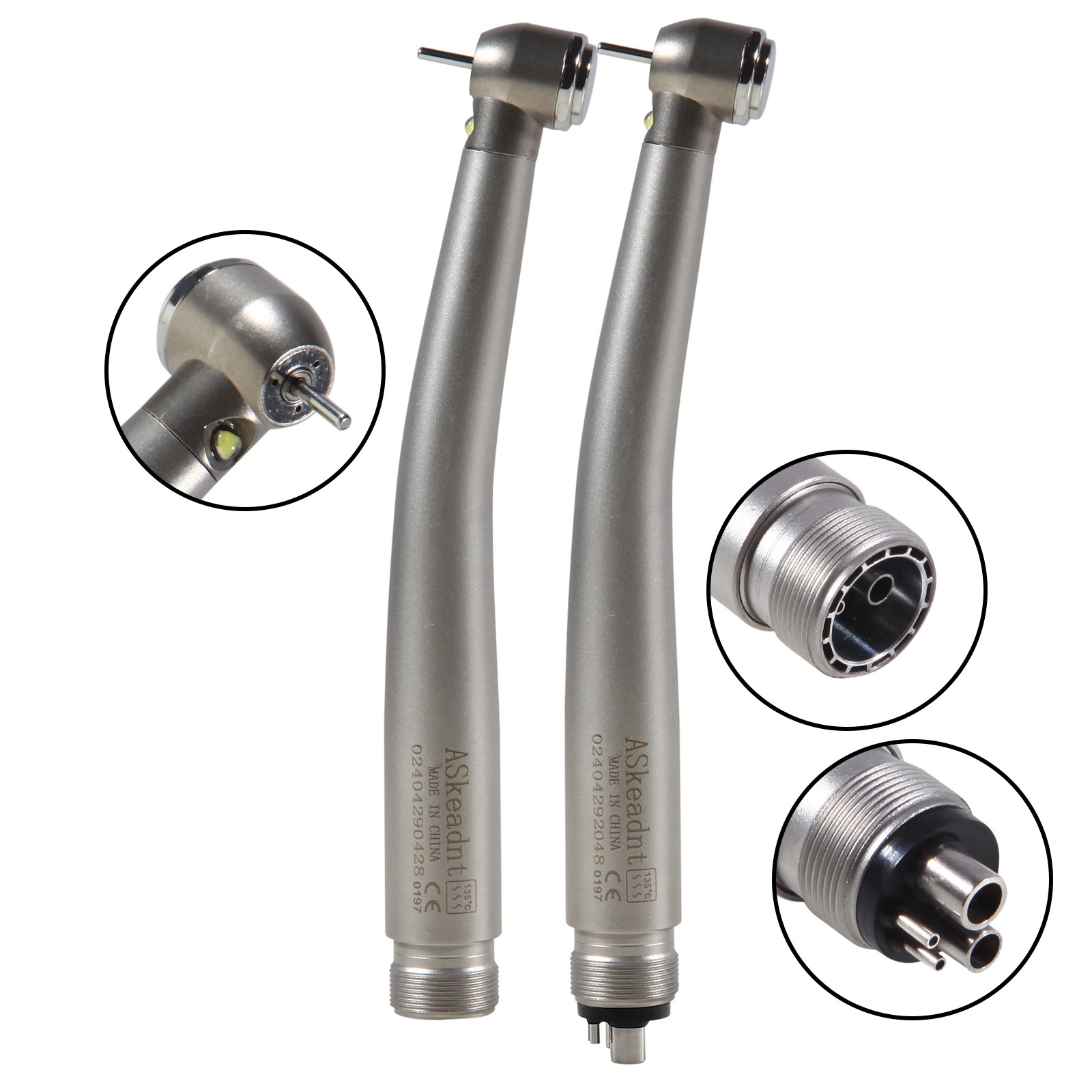 Turbina LED 2/4 orificios con pieza mano de alta velocidad dental NSK Style