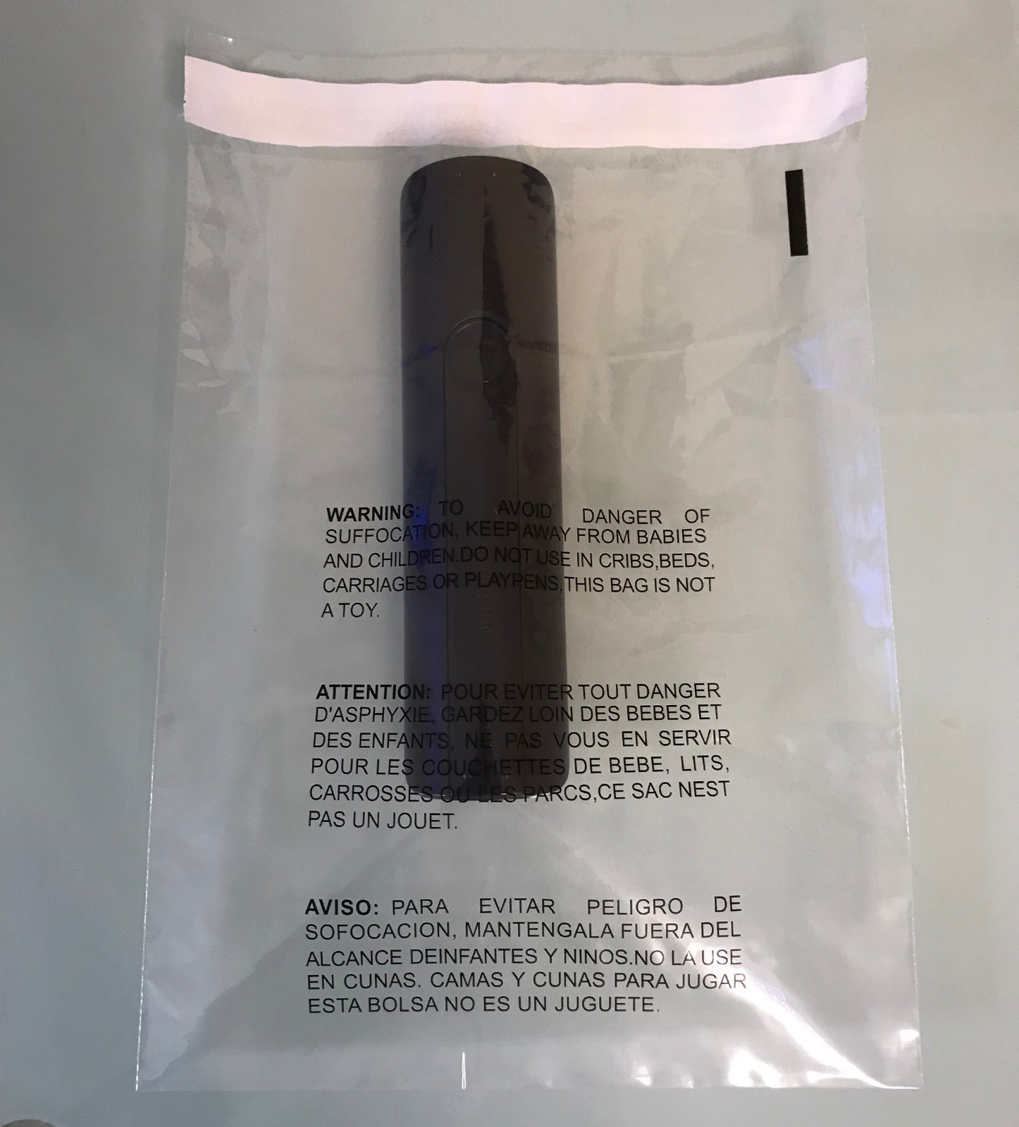 10×13 Clear Bags Suffocation Warning Self Seal Bag 1.5Mil -ST ShipMailers