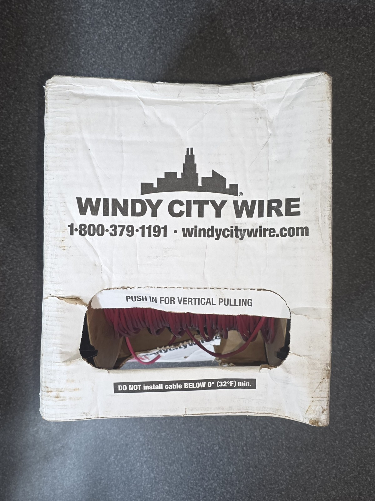 Fire Alarm Cable 14/2 FPLP Plenum Rated Solid Copper Red Approx 700 Ft Free Ship