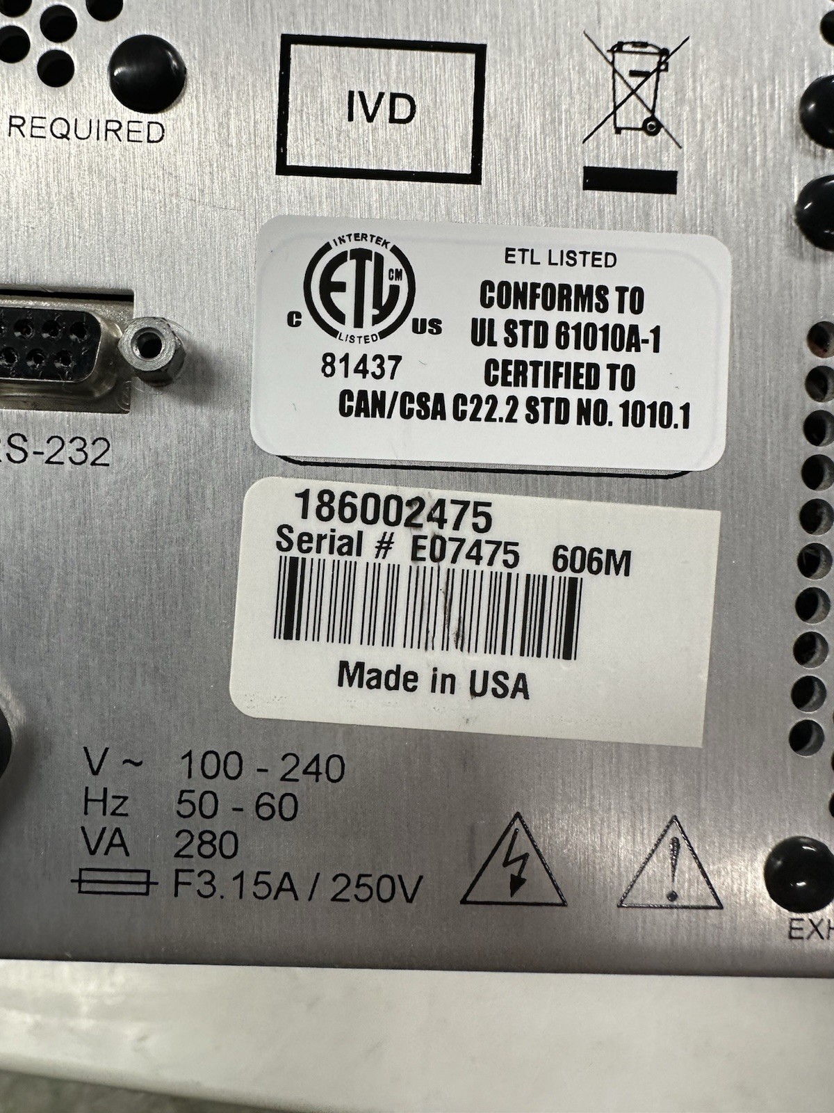 Waters 2475 HPLC Fluorescence Detector