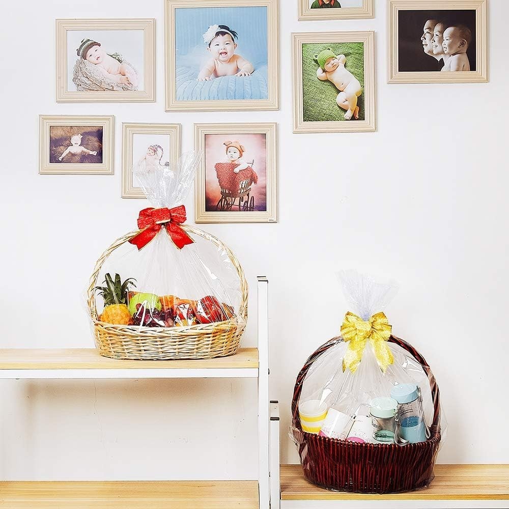 High Clarity Extra Large Shrink Wrap Bags 35×44 – Perfect for Holidays & Events