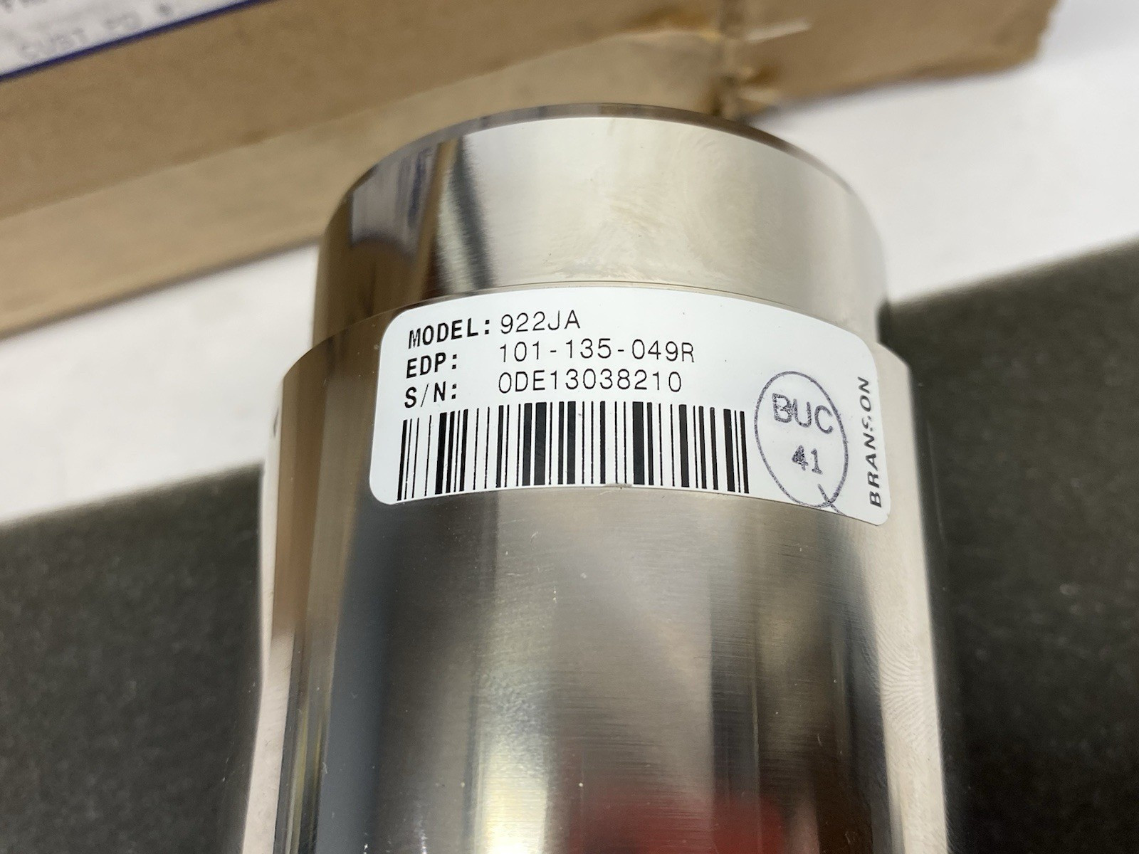 Branson 101-135-049R Ultrasonic 20kHz Converter/Transducer 922JA