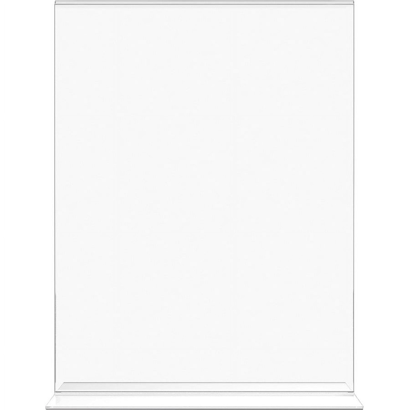T-base Standing Sign Holder Support 8.50″ X 11″ Media Acrylic 2 / Pack Clear