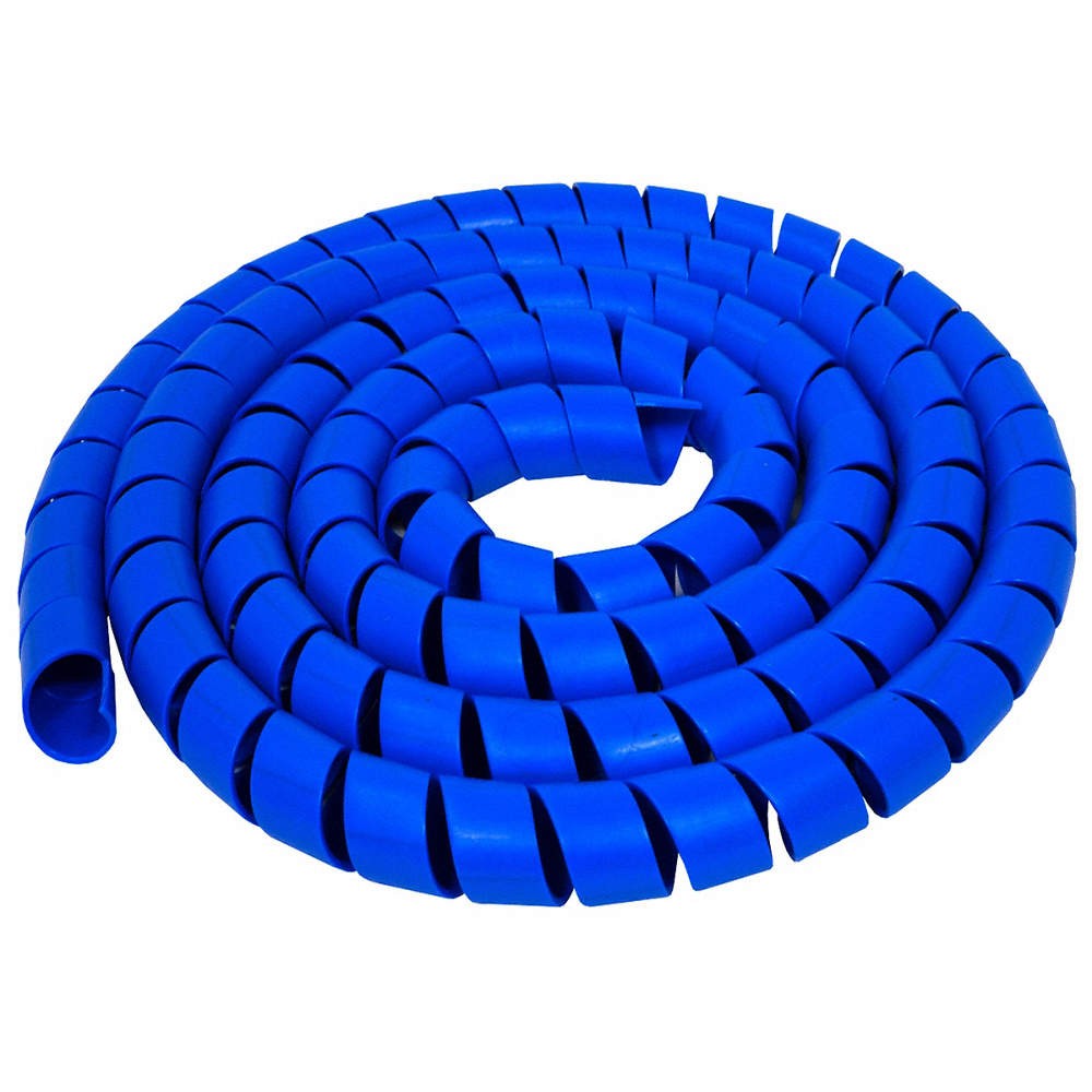 ELECTRIDUCT Spiral Wrap,50 ft. L,12mm W,Color Blue 800HL7