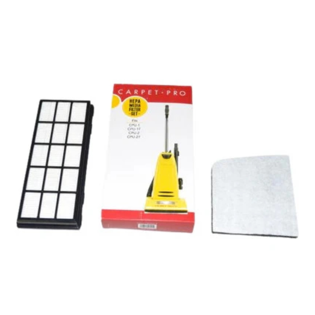 1 Carpet Pro Vacuum Filter CPU12-F HEPA Filtration / Seconday CPU-2, 2T