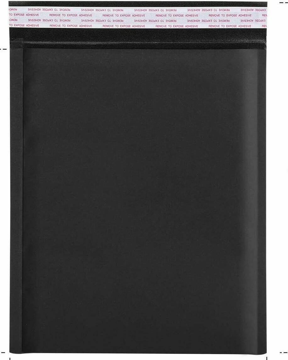Poly Bubble Mailers Shipping Mailing Padded Envelopes Bags Self Seal 6×10 Black