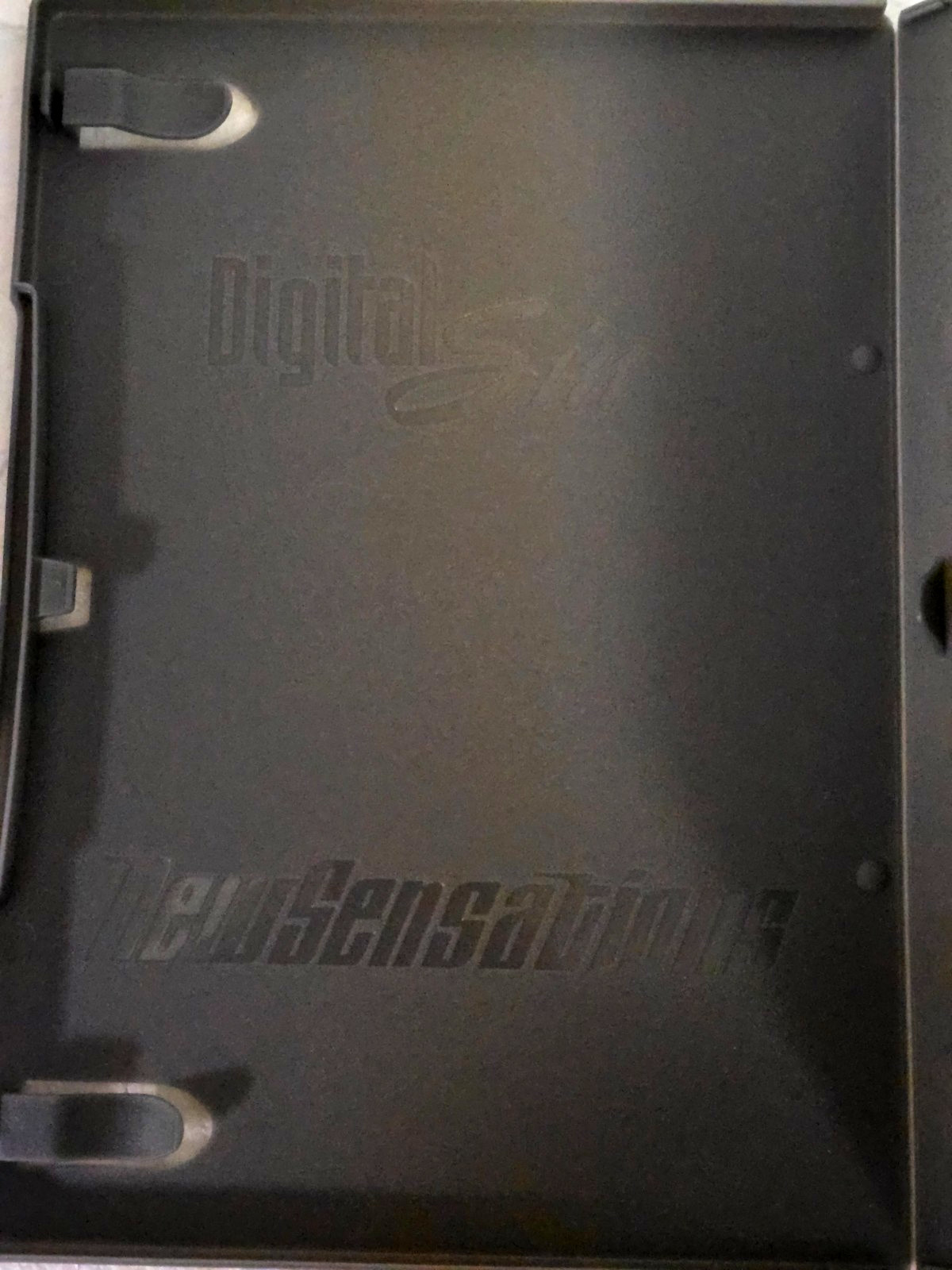 DARK GREY Standard Single Disc DVD Cases (14mm) “DIGITAL SIN” Logo on inside