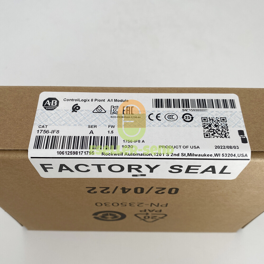 NEW Factory Sealed 1756-IF8 Allen-Bradley ControlLogix Point A/I Module US Stock