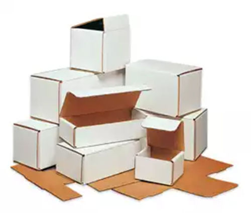 WHITE CORRUGATED MAILERS MANY SIZES 50 100 200 Shipping Packing Boxes Mailers