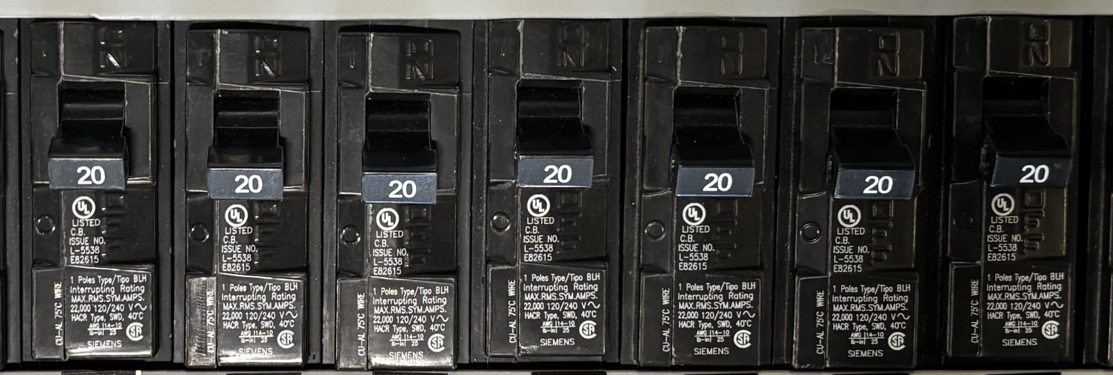 Siemens P1C42ML250CTST Main Lug Panelboard 250A 208Y/120V 3PH 4W 42SP W/Breakers