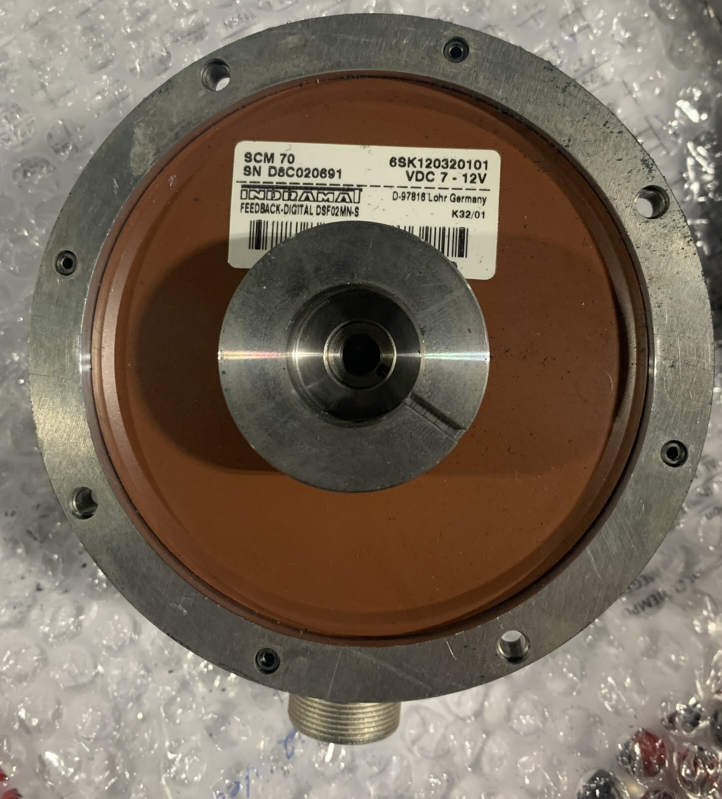 Indramat DSF02MN-S SCM70 Encoder 6SK120320101 VDC7-12V- PREOWNED