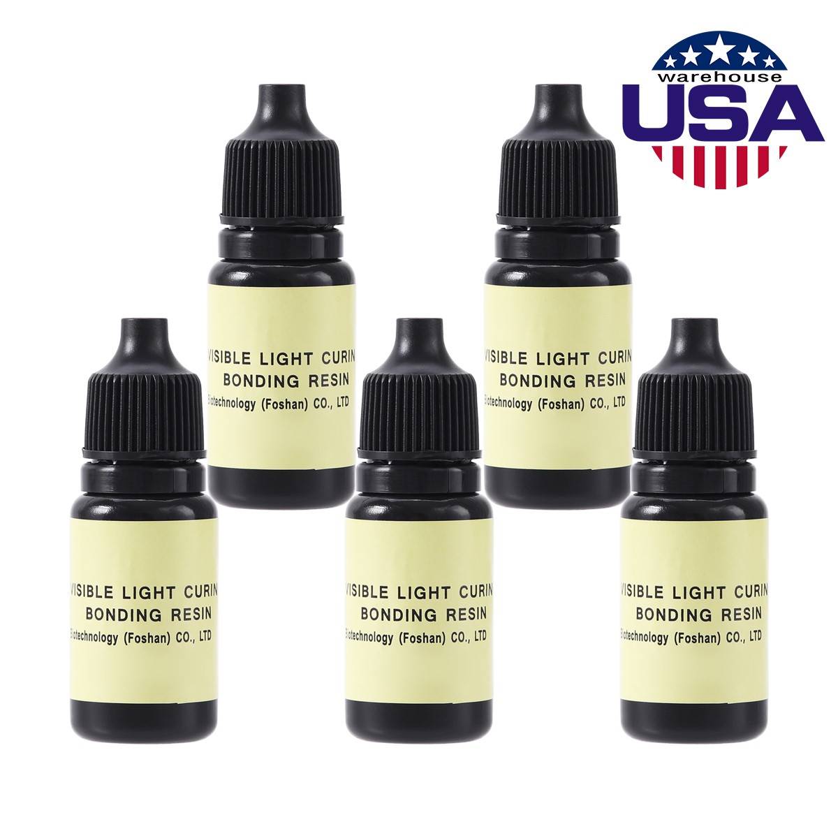 5 Packs Dental Adhesive Light Cure Dentin Enamel One Step Bonding Composite
