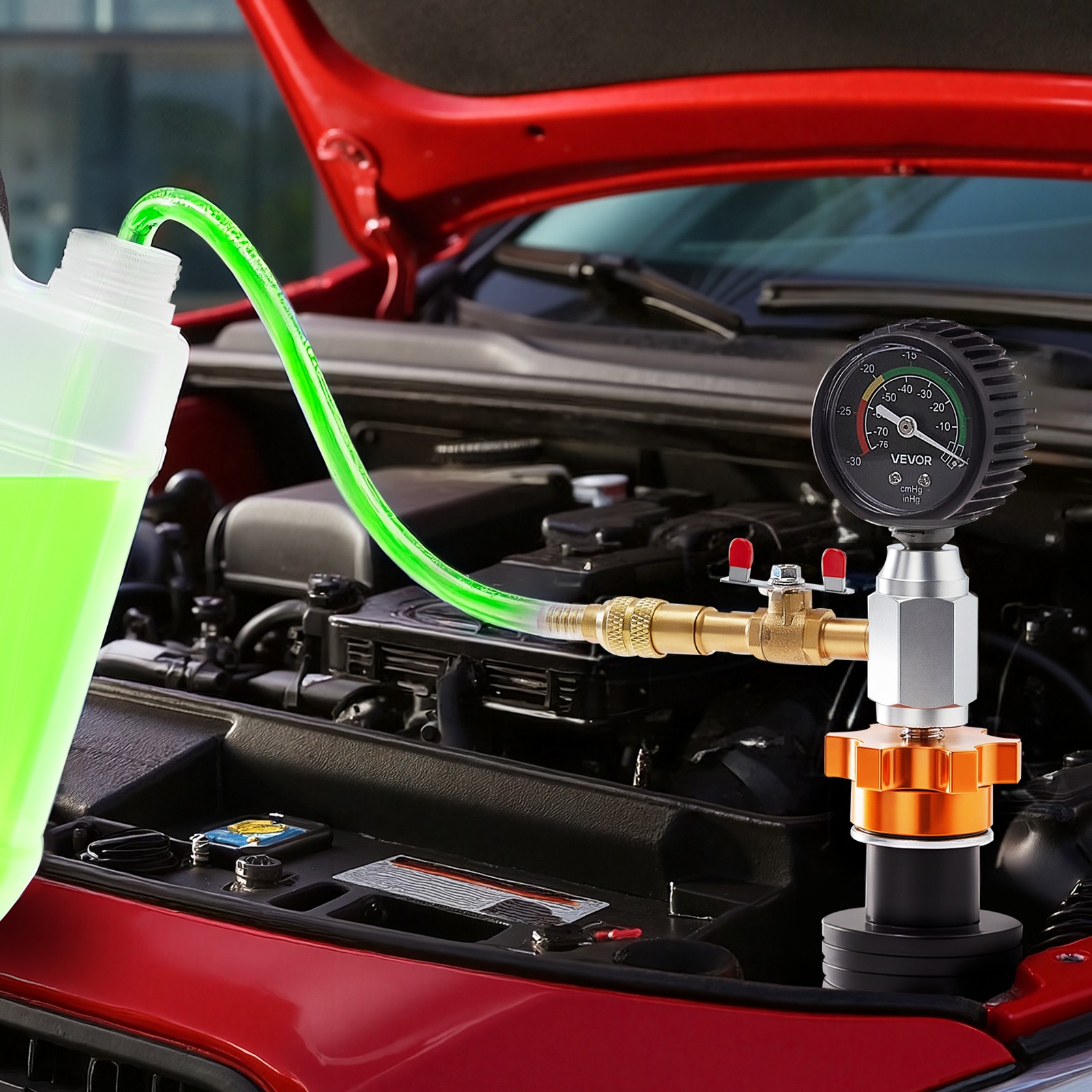 VEVOR Radiator Vacuum Refill Kit Universal Car Cooling System Vacuum & Fill Kit