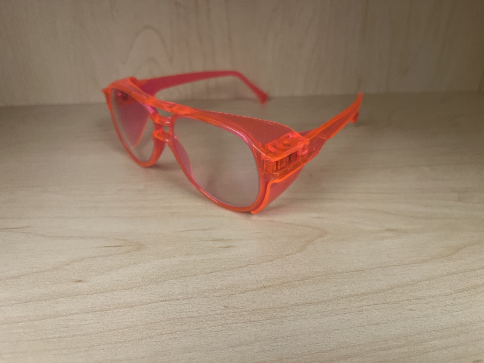 VTG Aerosite Safety Glasses Z87 5 3/4″ Neon Hot Pink FRAMES