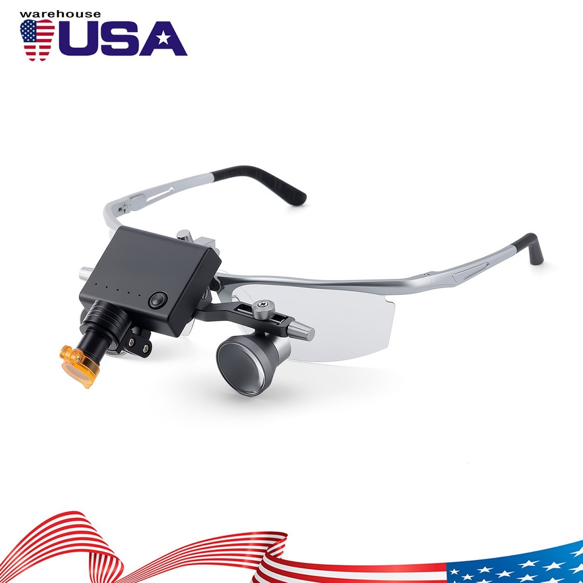 2.5.0X-6.0X Dental Medical Surgical Ergo Binocular Loupes /5W LED Head Light