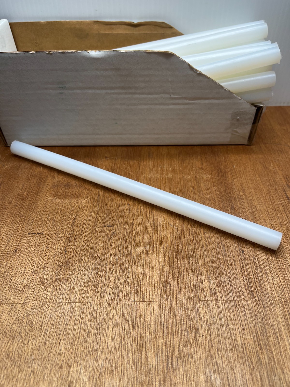 5/8″ X 12″ UHMW PE White Polyethylene Plastic Rod Round Stock USA