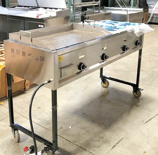 NEW 65″ Taco Cart Griddle Warmer Fryer Stainless Steel Propane LP BBQ G36W2