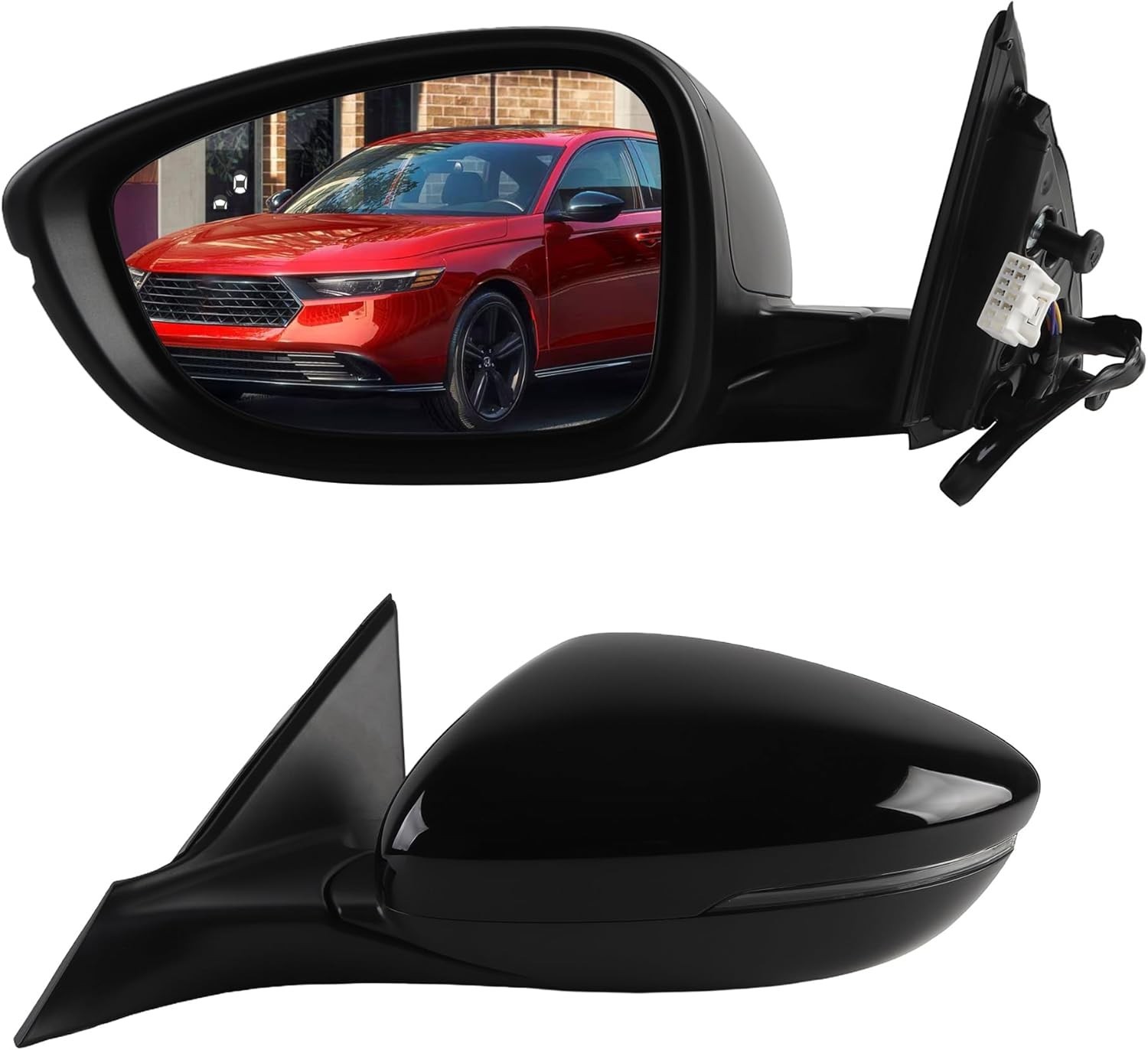 Left Driver Side Mirror 2023-2026 Honda Accord Power Glass Blind Spot Manual Fol