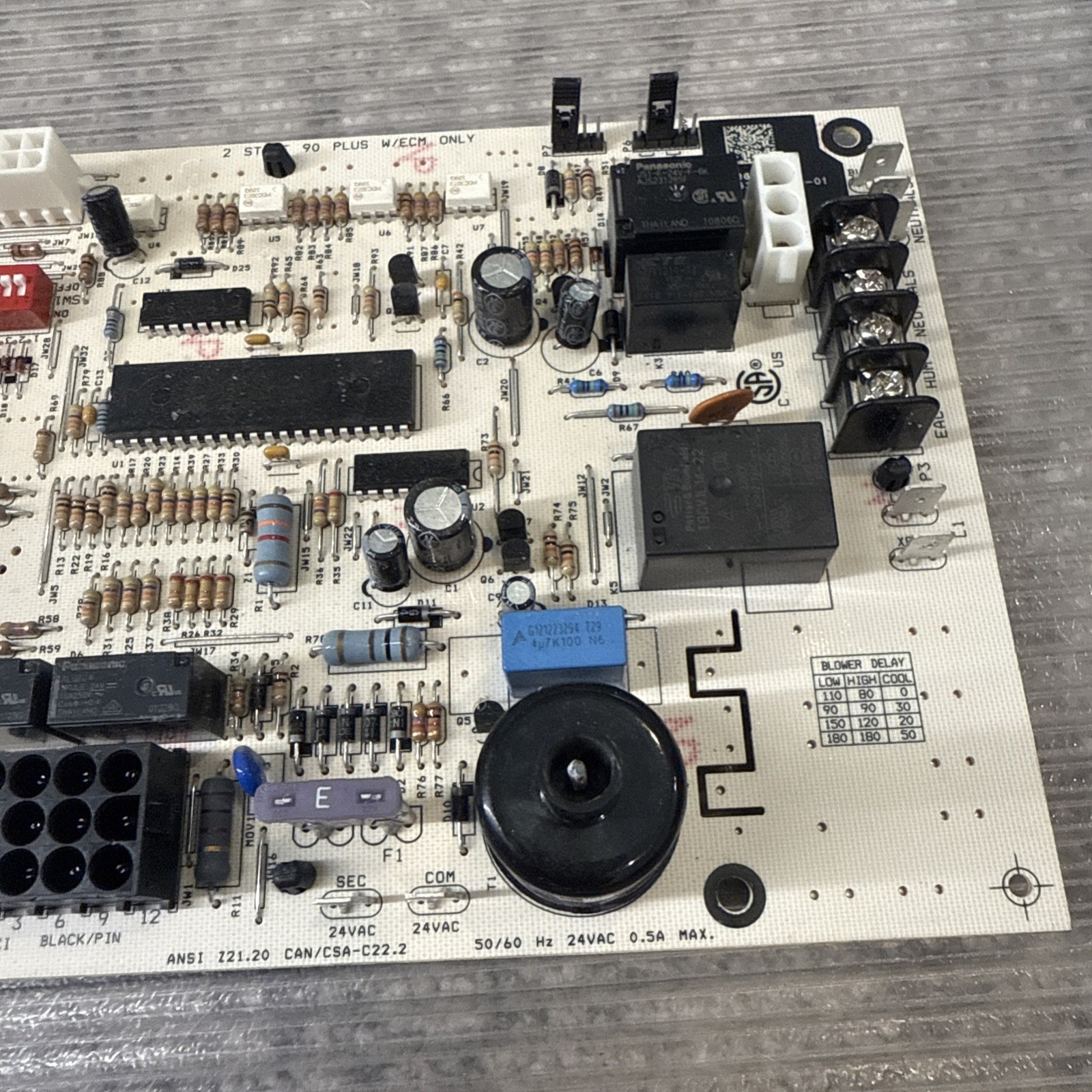 Rheem/Ruud 62-103189-01 Furnace Control Board 1095-206