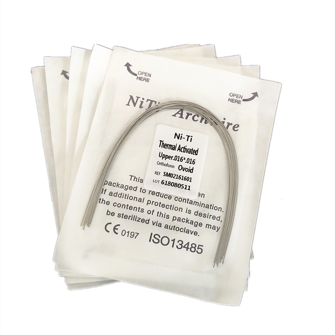 Dental Orthodontic Heat Thermal Activated Niti Rectangular Arch Wires