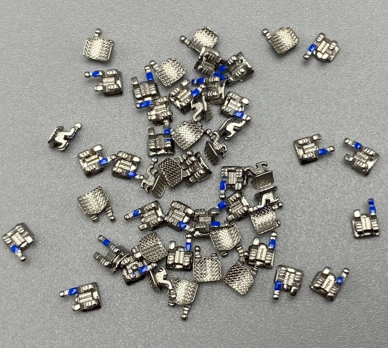 100 Pcs Dental Orthodontic Metal Brackets Mini Roth 022 345 Hooks Braces In Bulk
