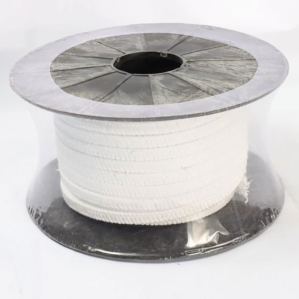 Gland packing /rope/braided Pure PTFE Sizes 4mm to 30mm Rope Shaft seal 1m long