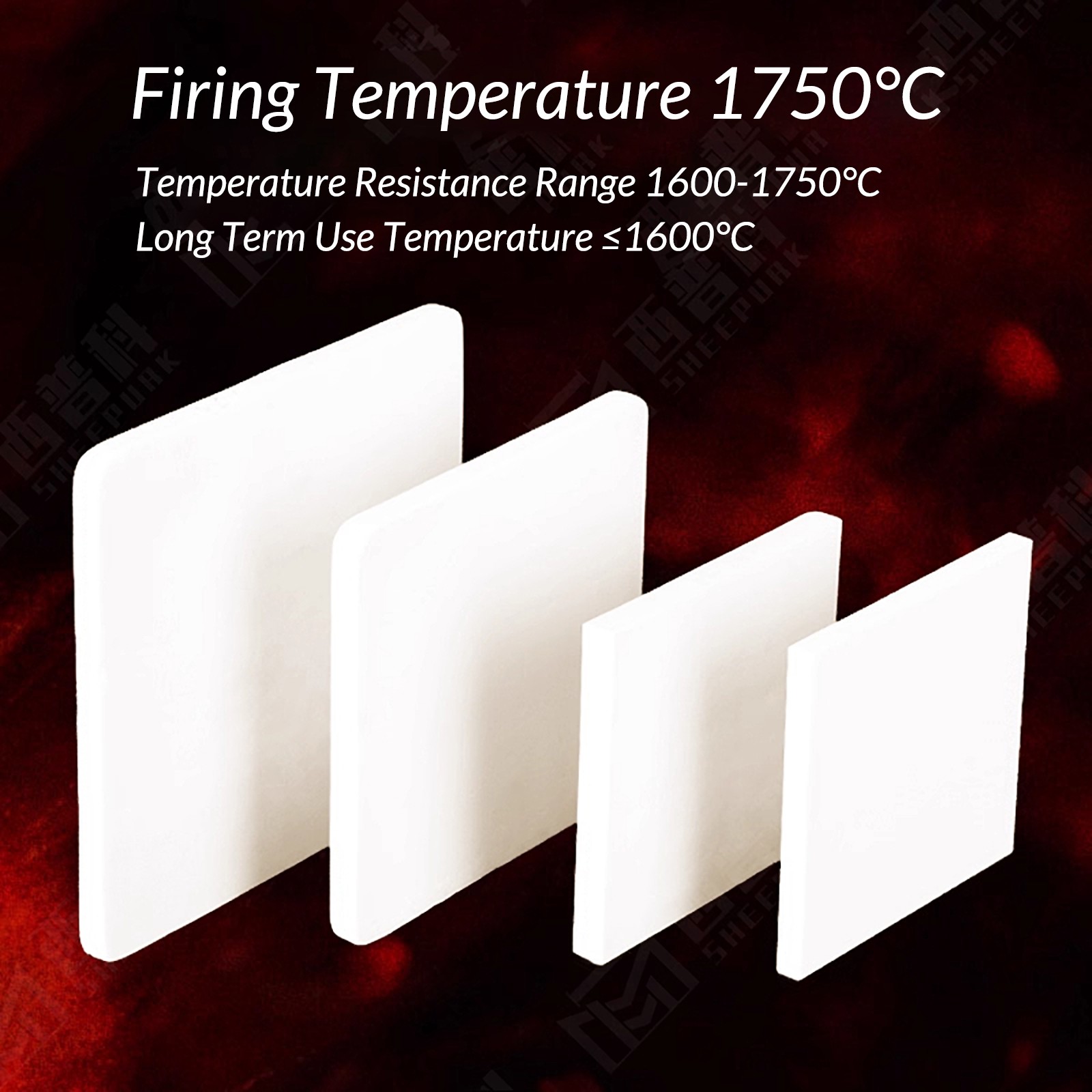 Alumina Ceramic Insulator Sheet High Temperature Resistance Thermal Conduct