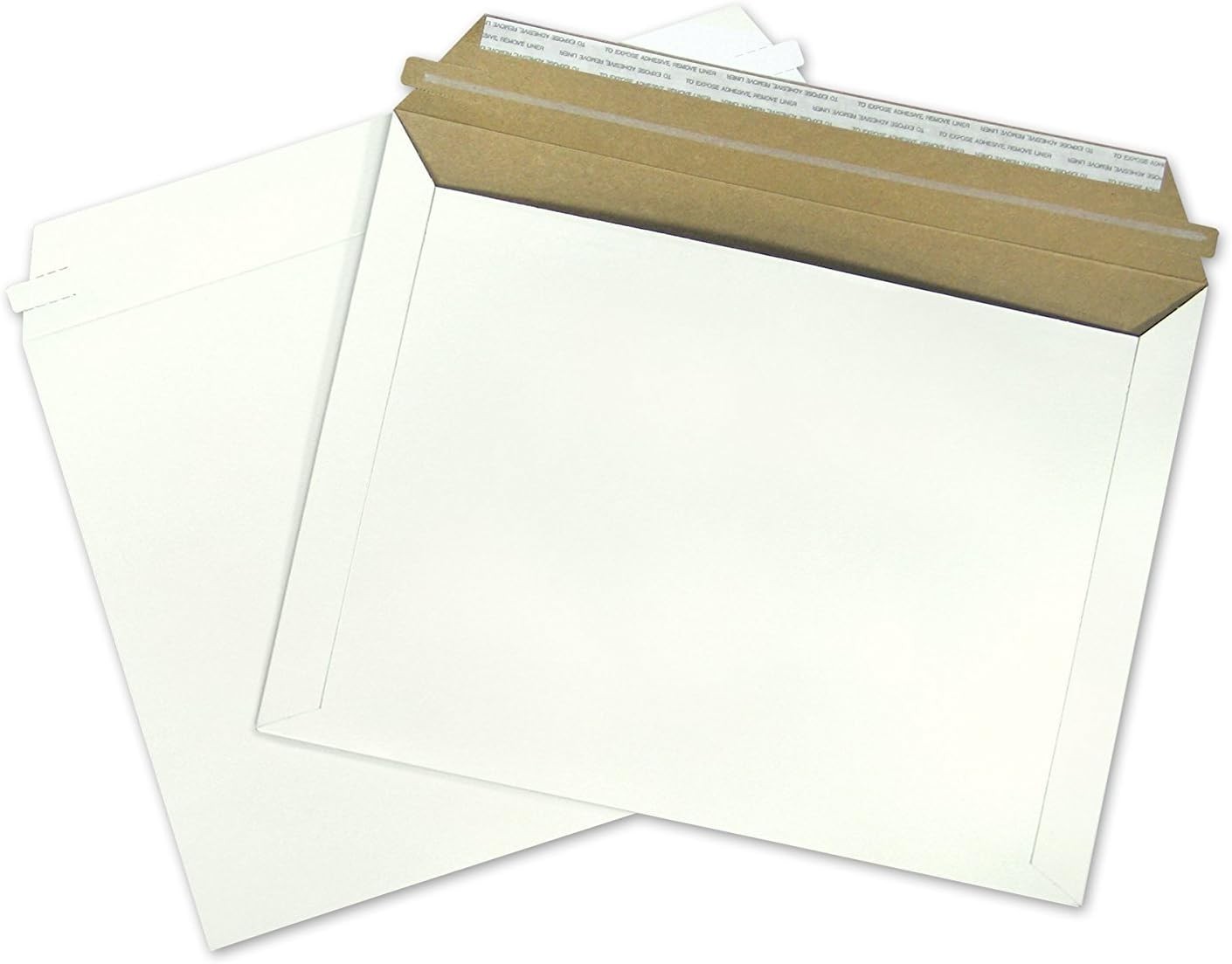 12.5″ x 9.5″ Self Seal White Photo Flat Cardboard Envelope Mailers 100 to 2000