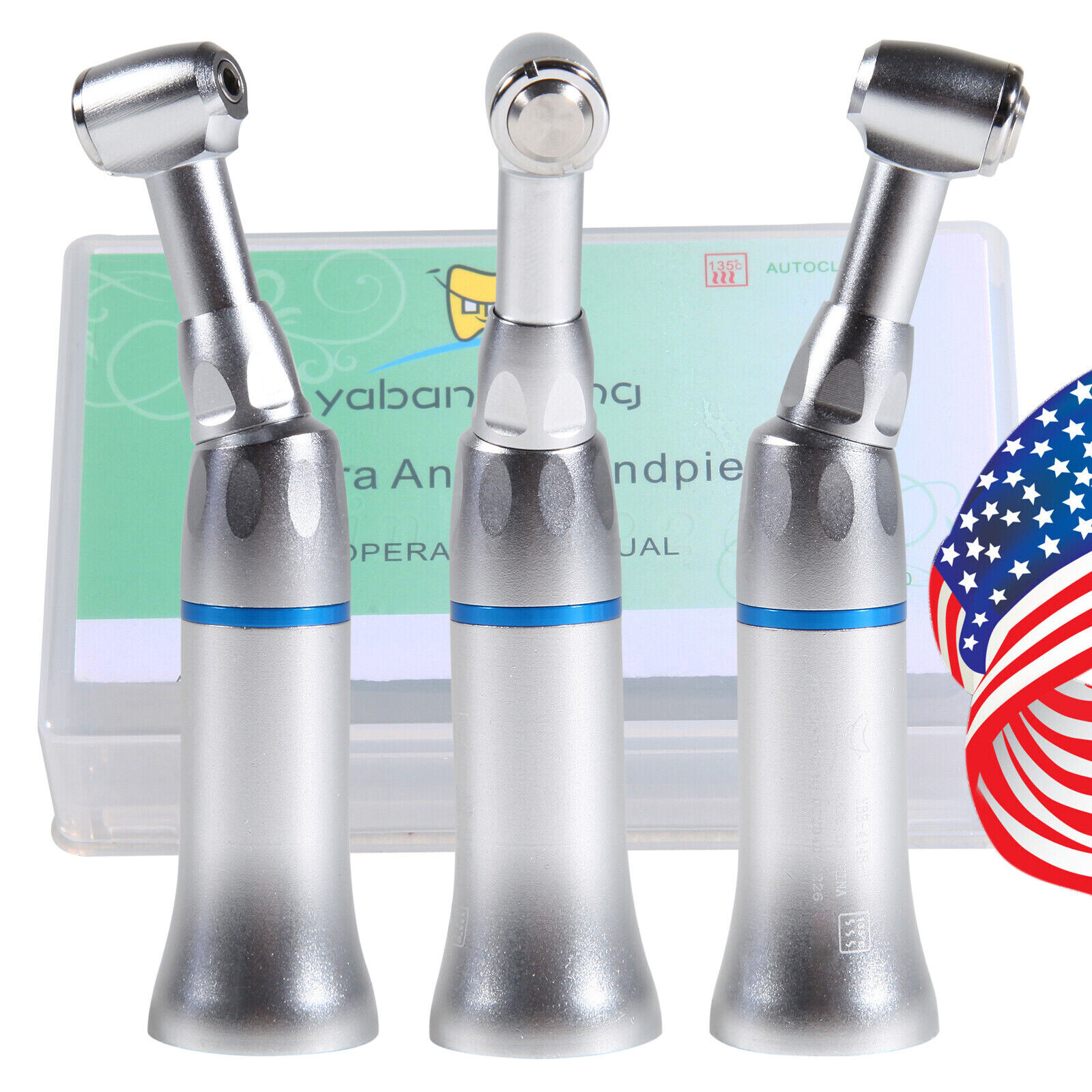 10* BURR Dental Fast High Speed Handpiece Push Turbine 4 Holes Fit NSK Pana Max