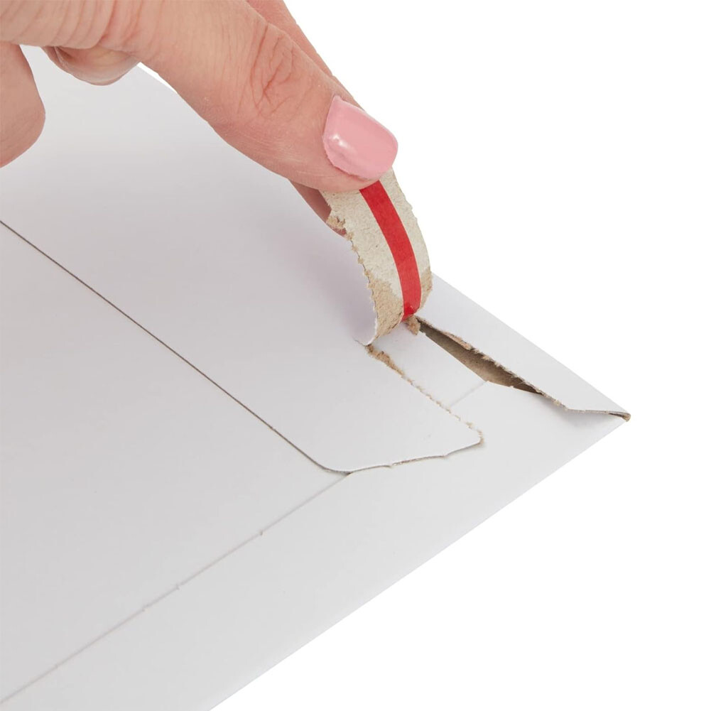 1000PCS Flat Photo Mailers Document CD Cardboard Envelopes Self Adhesive Seal US