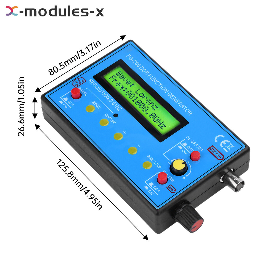 FG-200 0.01Hz-500KHz DDS Function Signal Generator Frequency Counter Module New