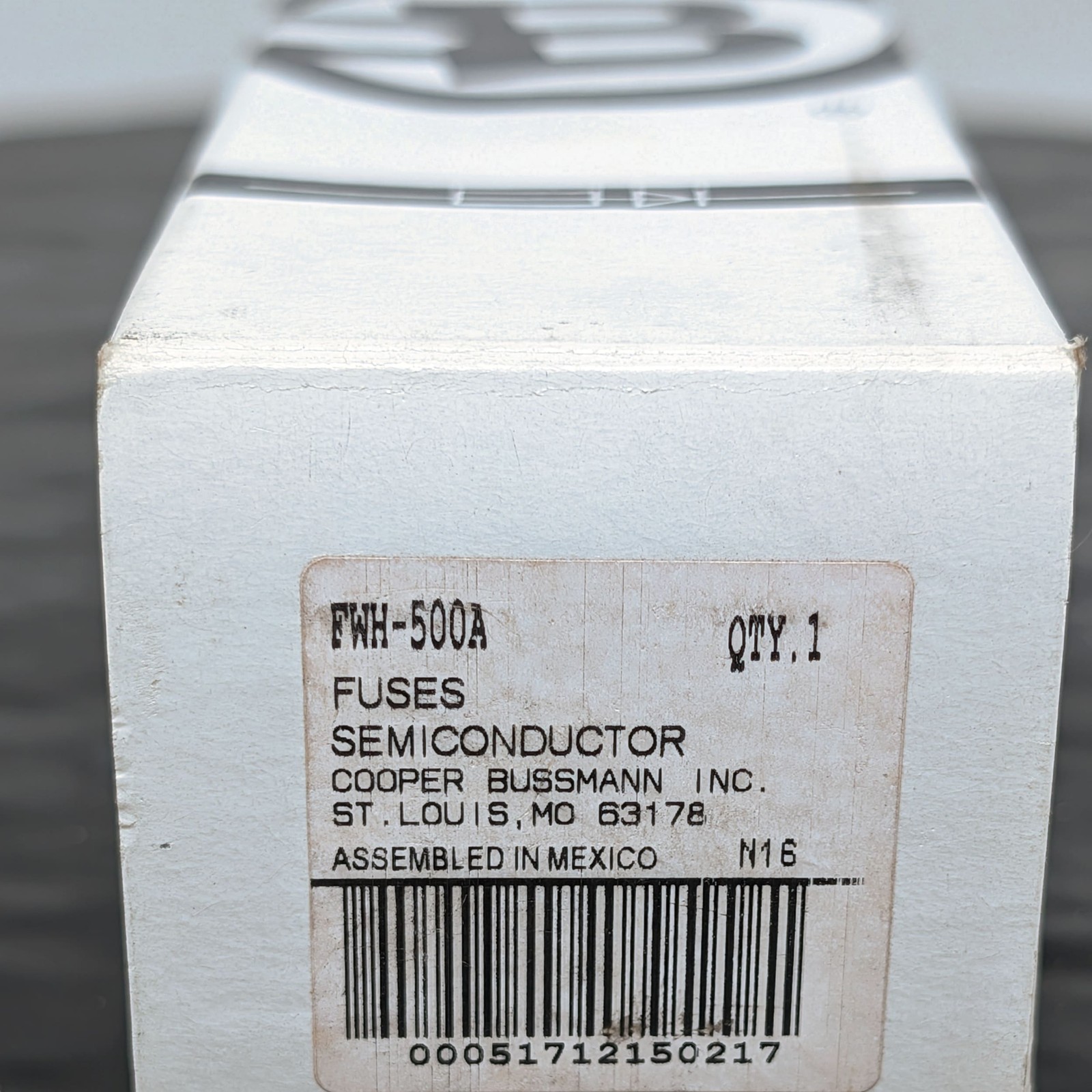 Cooper Bussmann FWH-500A Semiconductor Fuse 500A 500V AC/DC aR Mexico ⚡