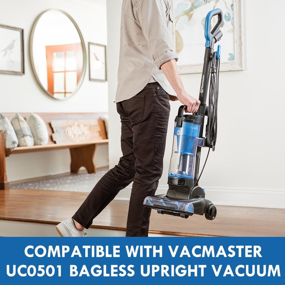 Vacmaster 520969 Pre-Filters and Replacement Belt for Bagless Upright Vacuum Cle