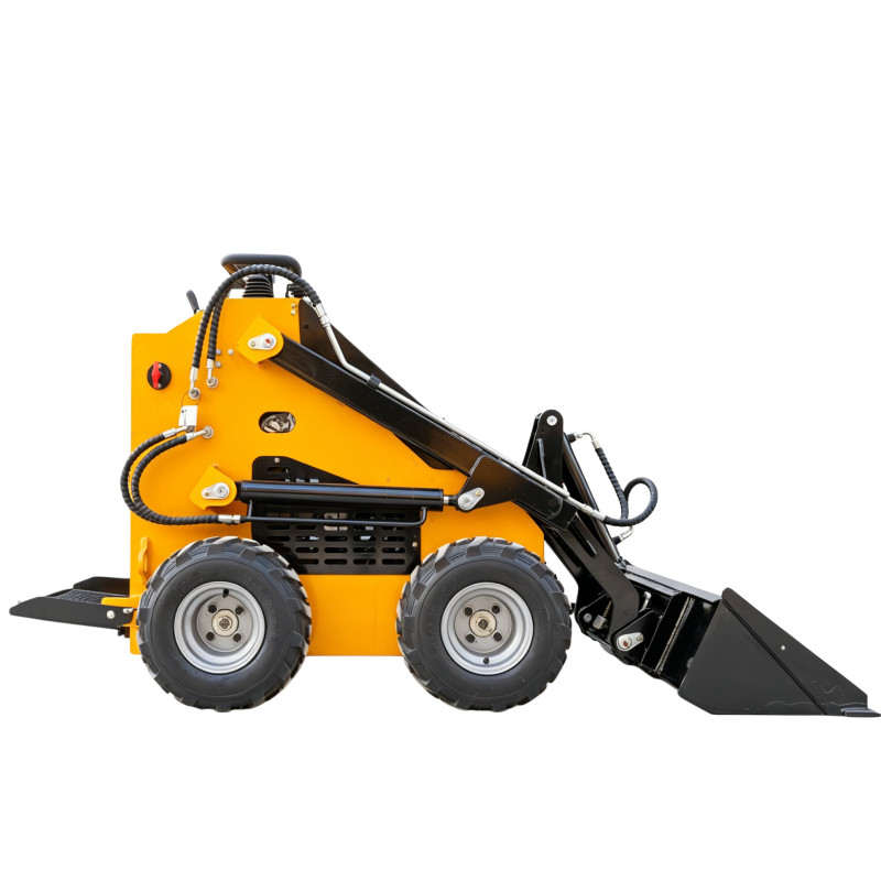 870kg Mini Skid Steer Loader MS380 23HP Dual Pump Wheeled Skid Steer Free Ship