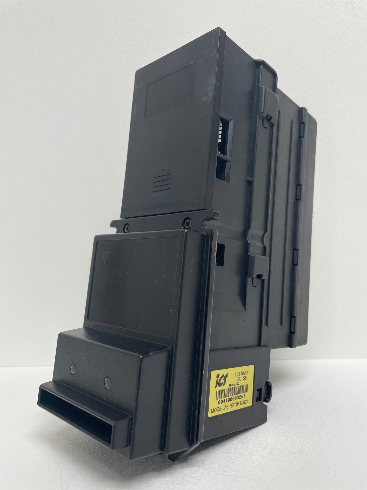 ICT A6-13FOP-UDS4 110v. BILL ACCEPTOR VALIDATOR $1-$20 *COMPLETELY REBUILT*